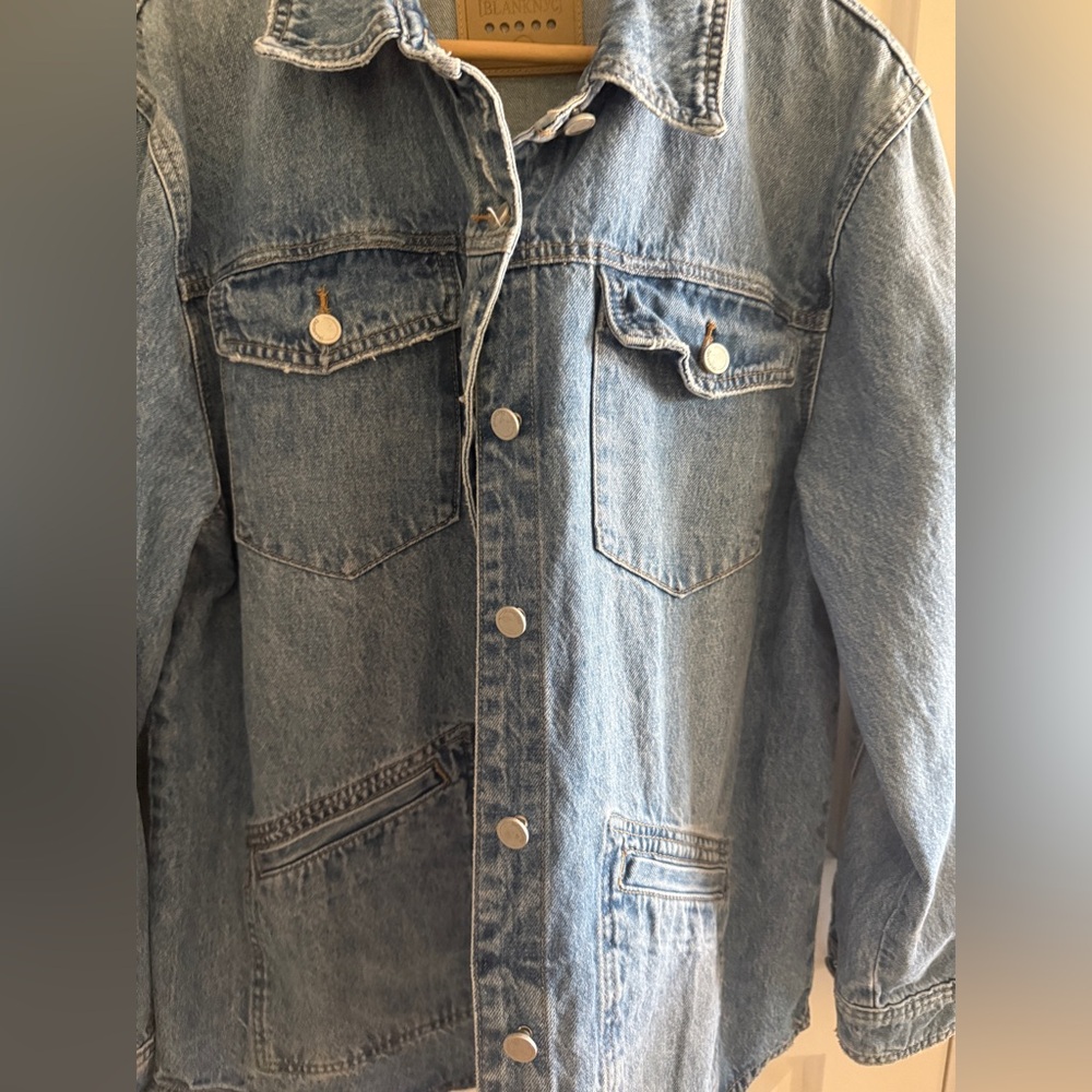Blank NYC Light Blue Denim Jacket
